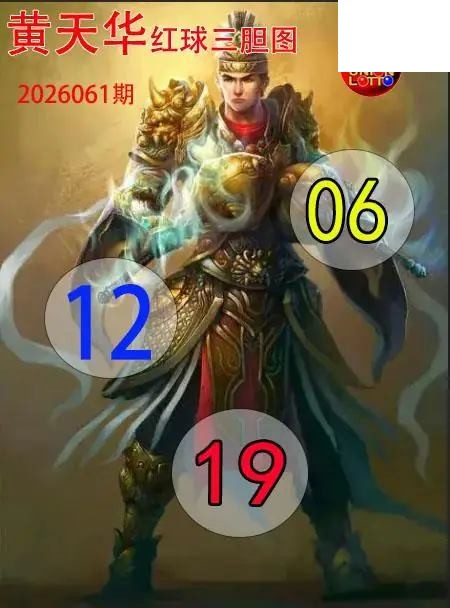 双色球2026年图迷061期 红球三胆图