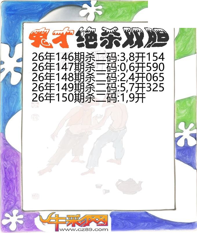 鬼才绝杀双胆150期体彩P3图谜
