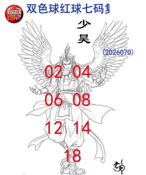 双色球2026年图迷070期 少昊七码复式图
