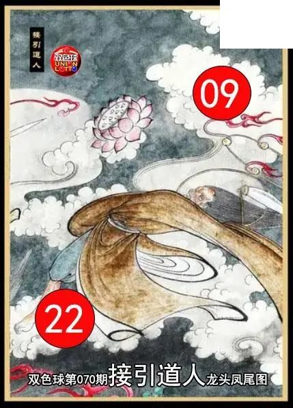 双色球2026年图迷070期 接引道人龙头凤尾图